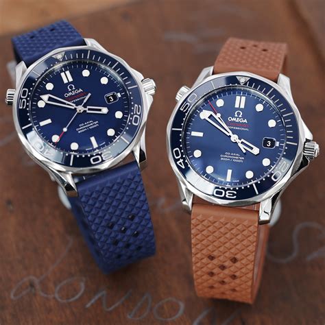 seamaster diver blue strap